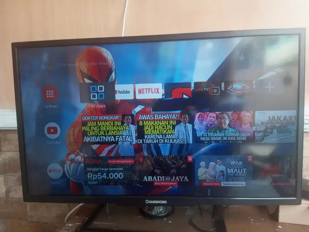 Tv Led 32 inch Changhong + Android box Full Movies