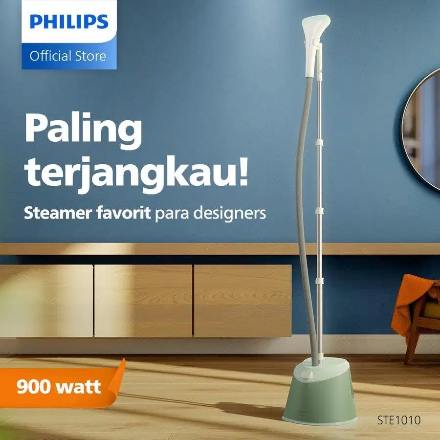 Philips STE1010/75 Stand Steamer 1000 Series 900w setrika uap