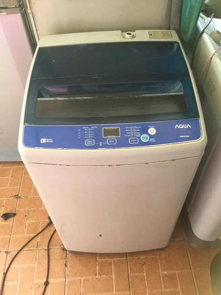 Mesin Cuci 1 Tabung Merk AQUA