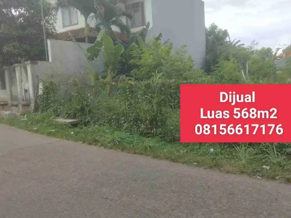 Jual Tanah Shm di Limo Jl bona luas 568 m2 dekat pintu tol cijago