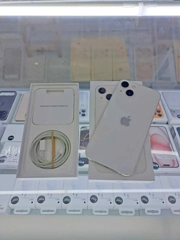 Second Apple IPhone 13 128GB Starlight Ex IBOX Mulus Fullset Original