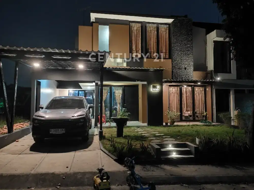 Rumah Nyaman Asri 2 Lantai Furnish Vassa Wood Lippo Cikarang