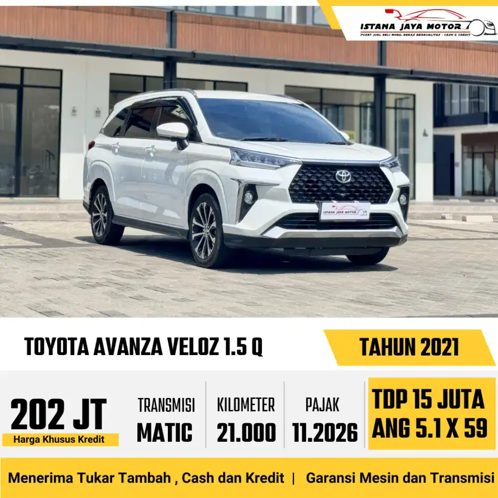 TOYOTA AVANZA VELOZ 1.5 Q CVT 2021