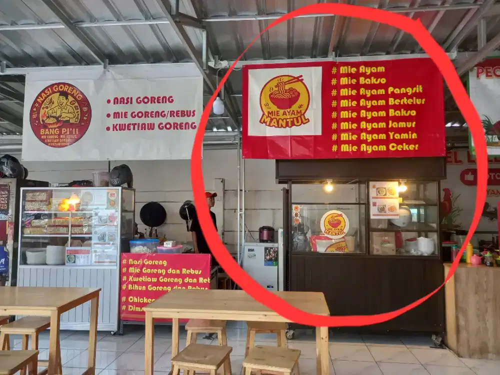 Etalase Mie Ayam Bakso
