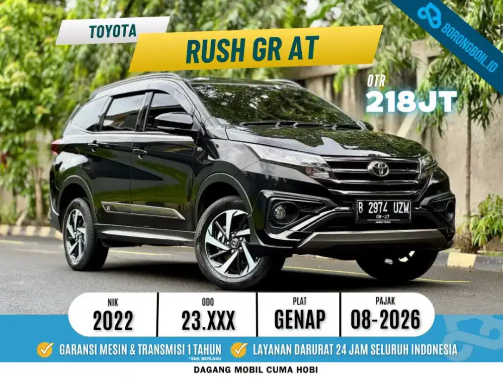 Rush GR AT 2022 hitam  NEGO SAMPE JADI
