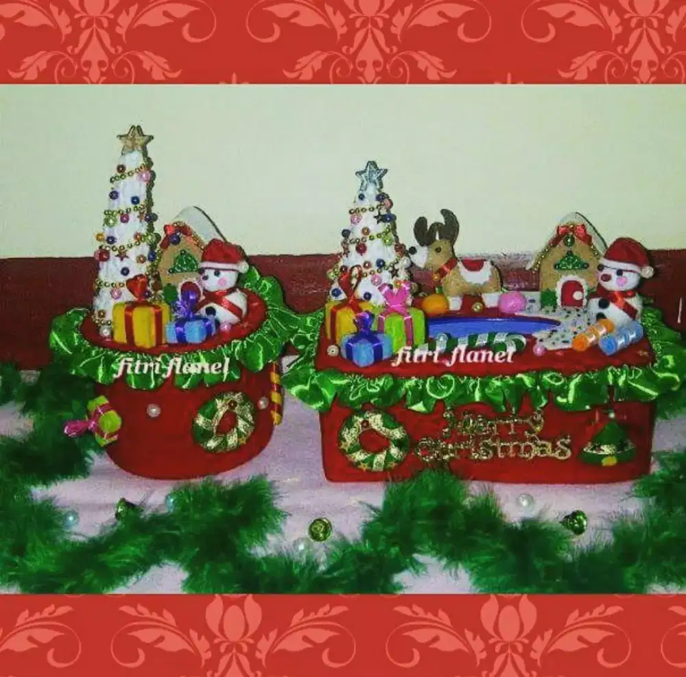 Box Tissue Hias Edisi Natal