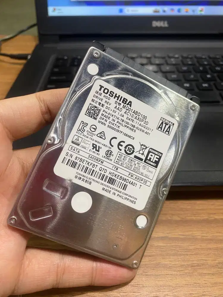 Jual HDD laptop Toshiba 1 TB