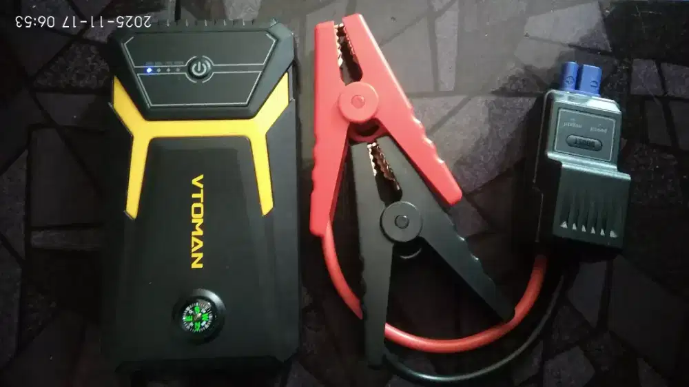 VTOMAN jumper aki mobil/motor powerbank portabel