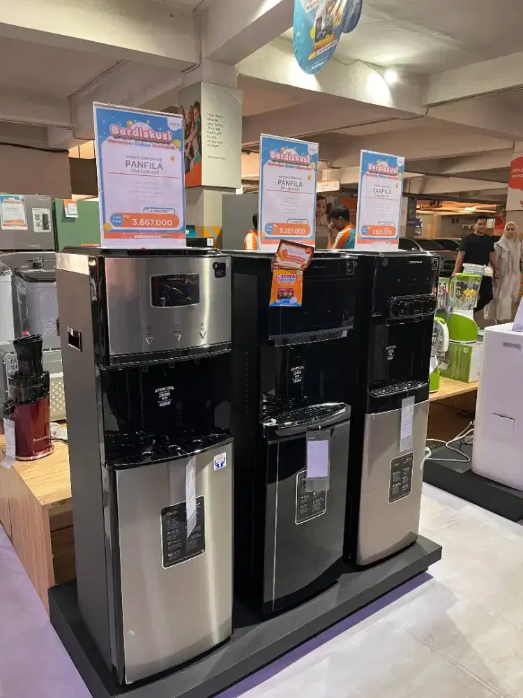 Dispenser Hemat energi Panfila Promo bunga 0% ajukan sekarang!!