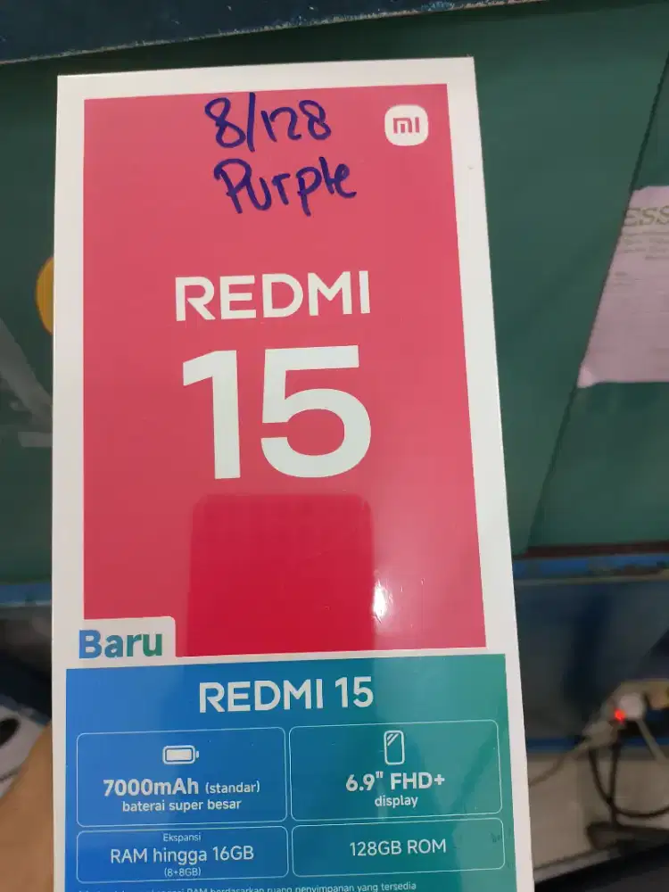 Redmi 15 Ram 8/128Gb