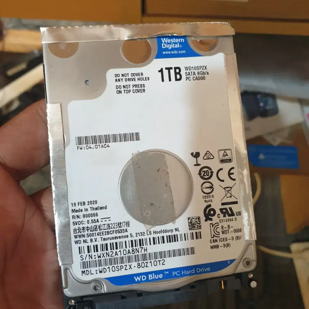 HARDISK LAPTOP 1TB - WD BLUE SLIM