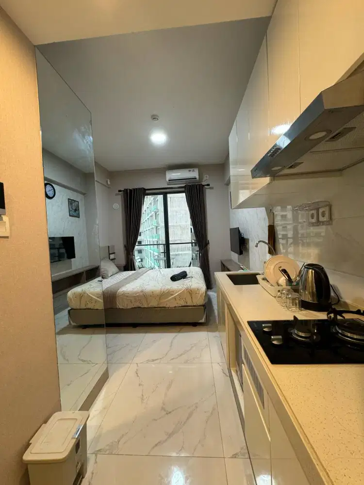 Sewa apartemen harian skyhouse Bsd