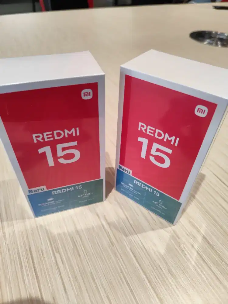 Redmi 15 8/128 NFc baterai 7000 mah garansi 15bln