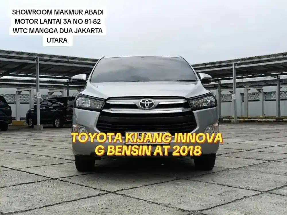 TOYOTA KIJANG INNOVA G BENSIN AT 2018/KM110RB/PAJAK 5-2026