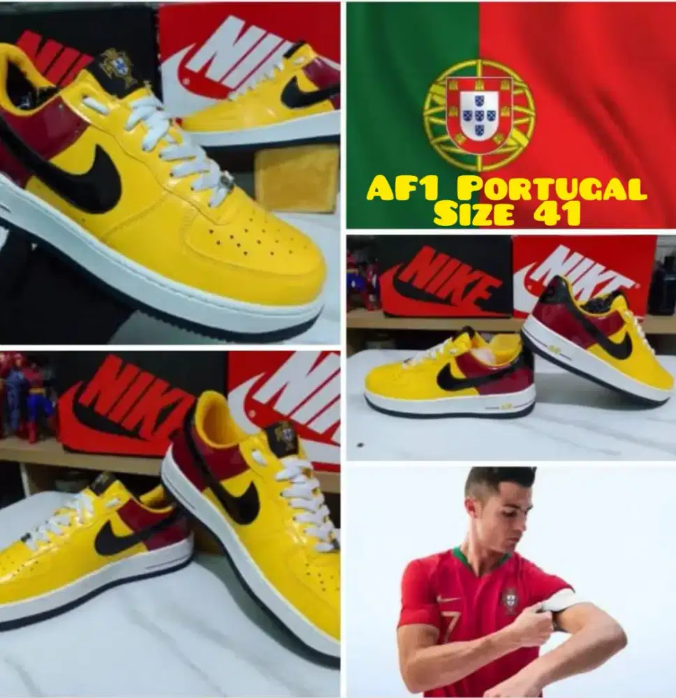 Sepatu Nike AF1 Air Force 1 Portugal langka