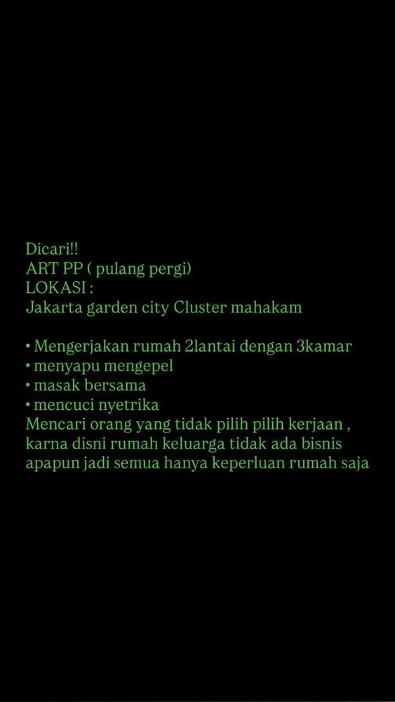 CARI ART yang BERSIH DAN TELATEN