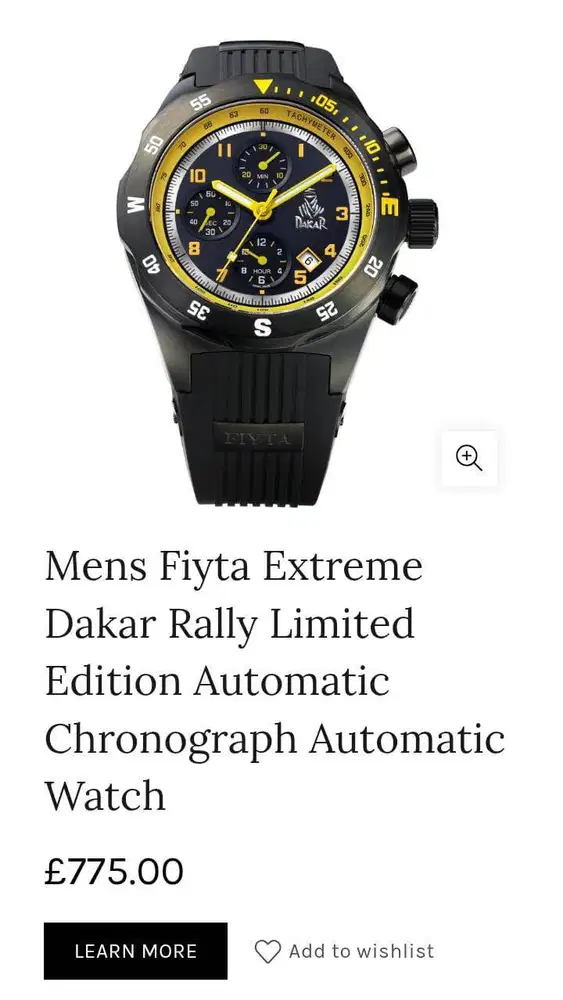 FIYTA DAKAR Automatic Chronograph