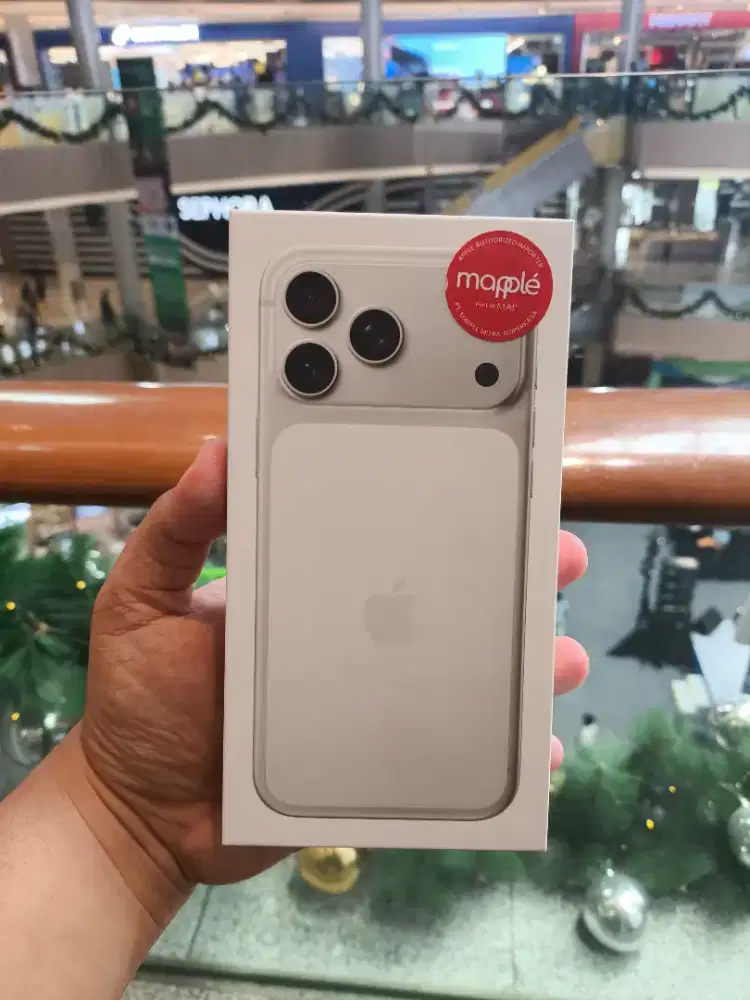 iPhone 17 Pro Max 256GB Silver New Resmi Indonesia