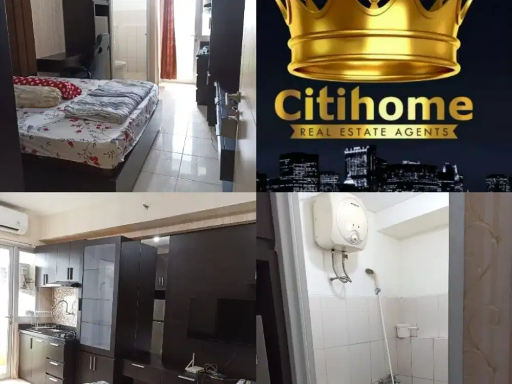 menyewakan apartemen educity 1br bulanan bycitihome