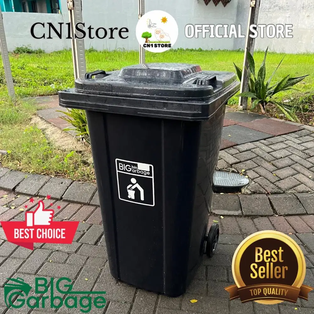 Tempat Sampah Roda 240L (BIG GARBAGE)