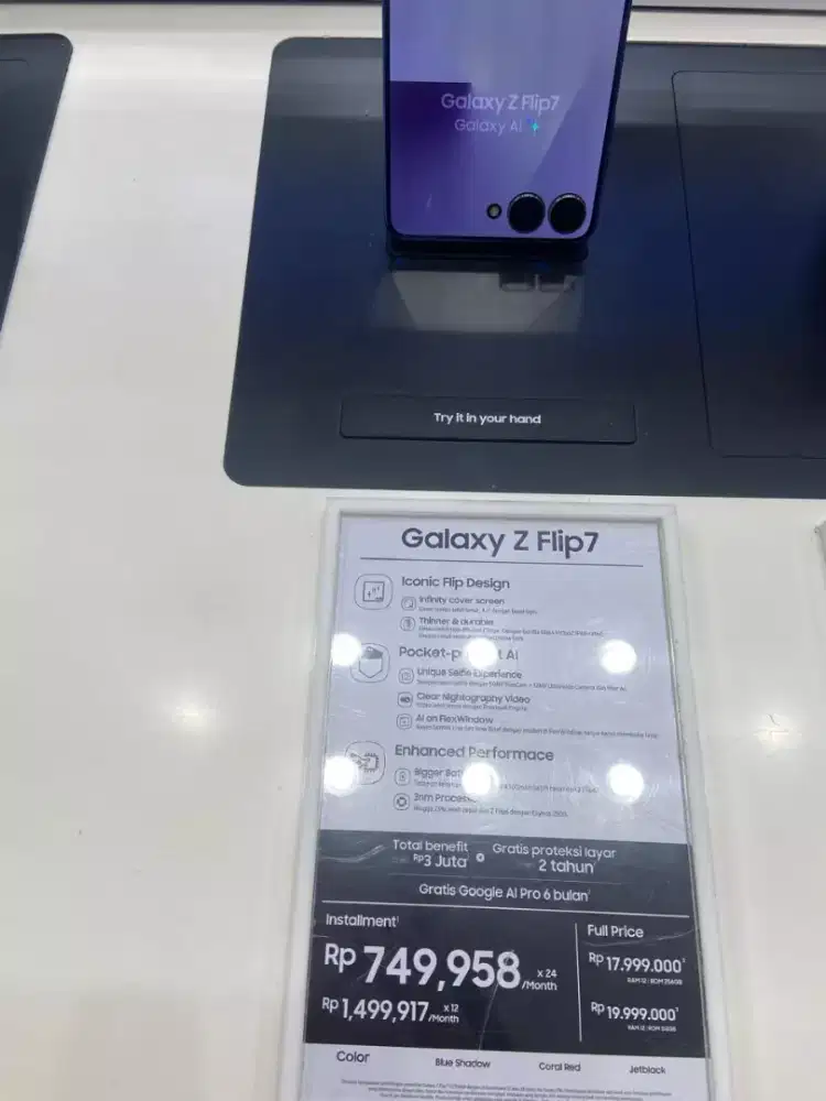 PROMO CICILAN BUNGA 0 % SAMSUNG GALAXY Z FLIP 7