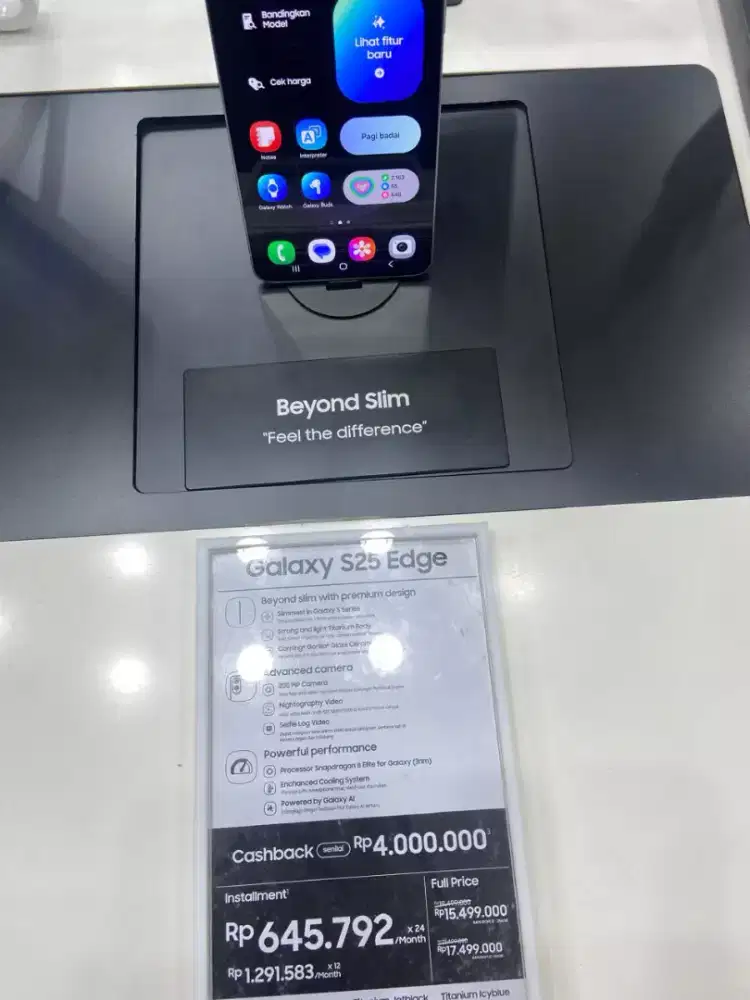 PROMO CICILAN BUNGA 0 % SAMSUNG GALAXY S25 EDGE