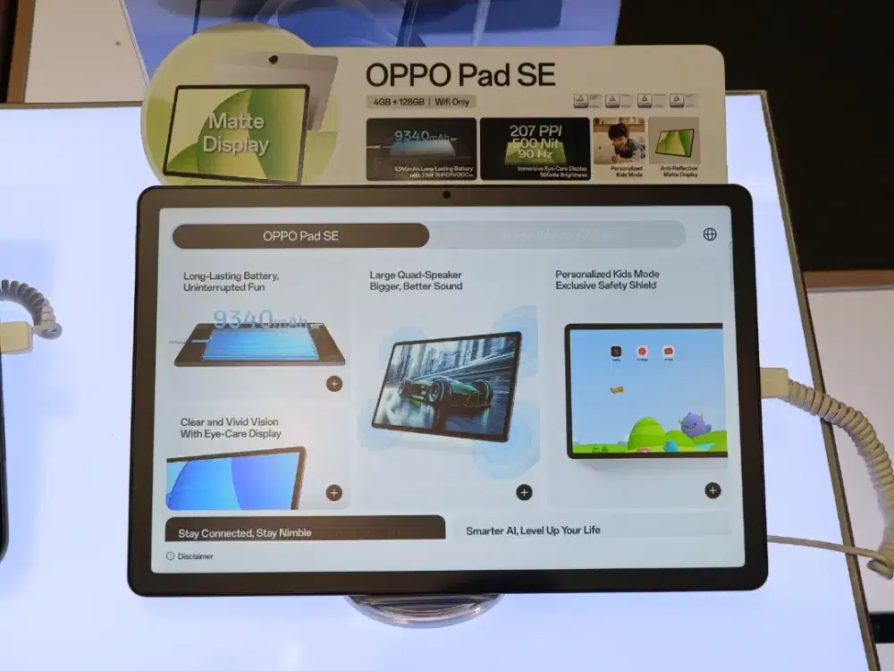OPPO PAD SE PAPER MATTE DISPLAY