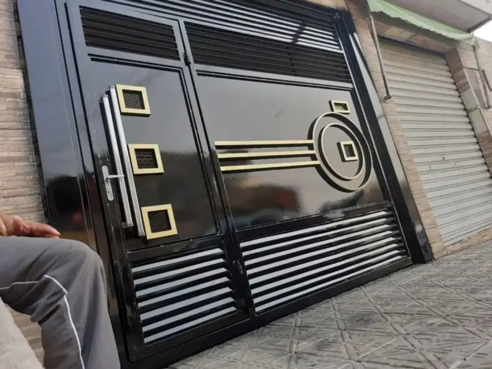 Bengkel las Lampung tralis kanopi tangga pintu pagar balkon tangga