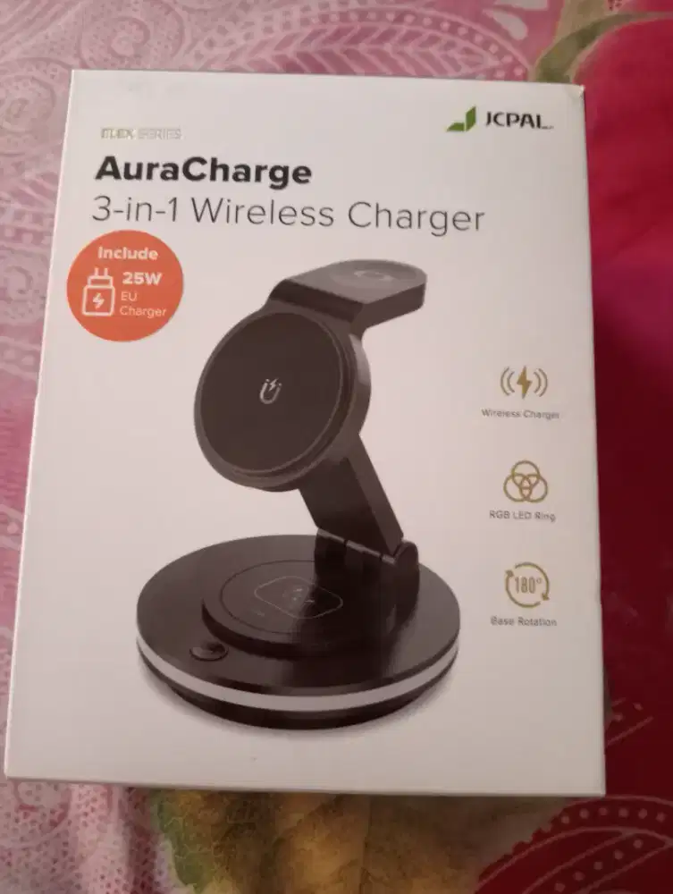 Wireless 3-in-1 charger JCPAL original ibox