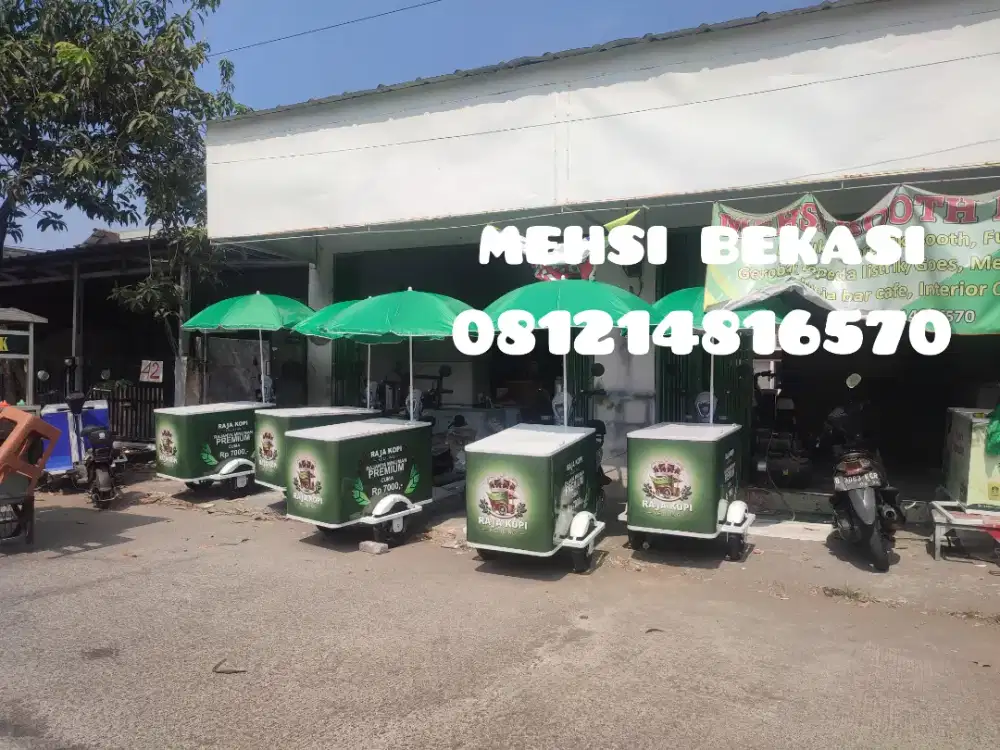 Gerobak kopi keliling custum