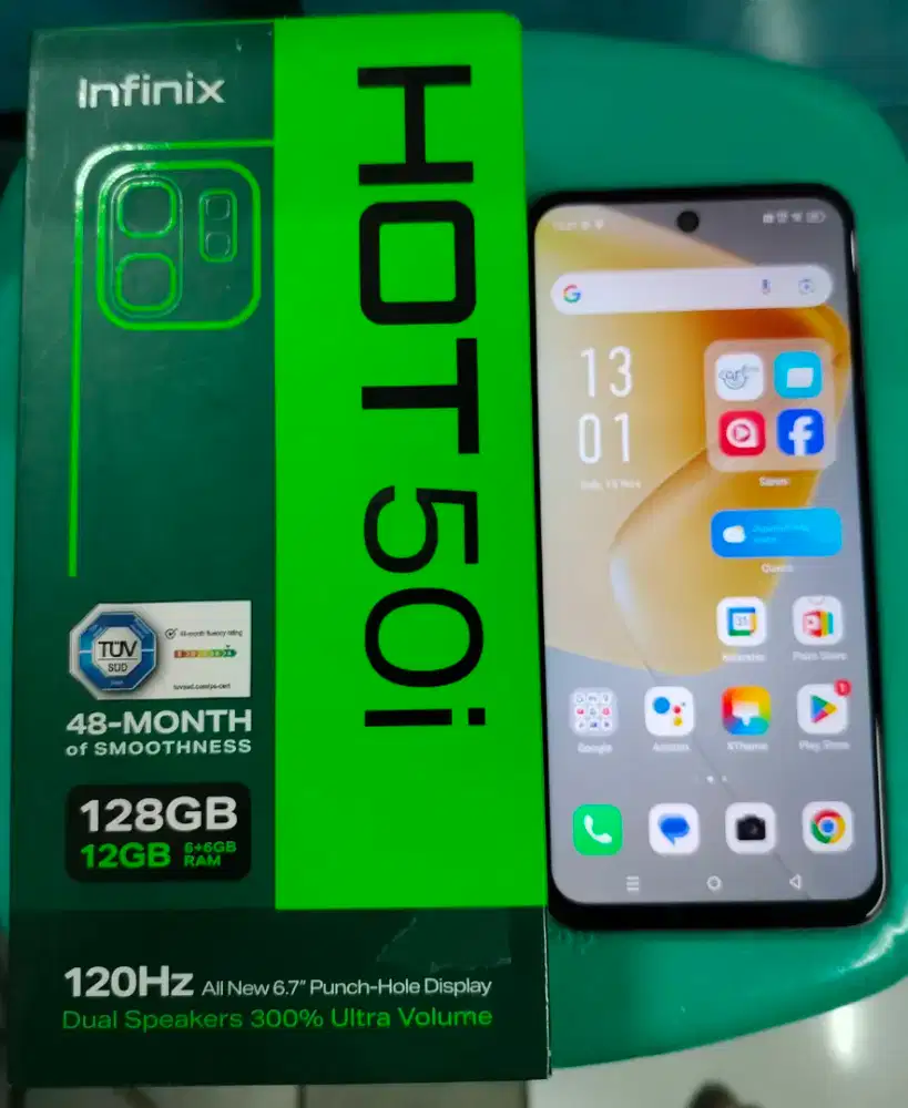 INFINIX HOT 50i 6+6/128Gb HP+DUS AJA