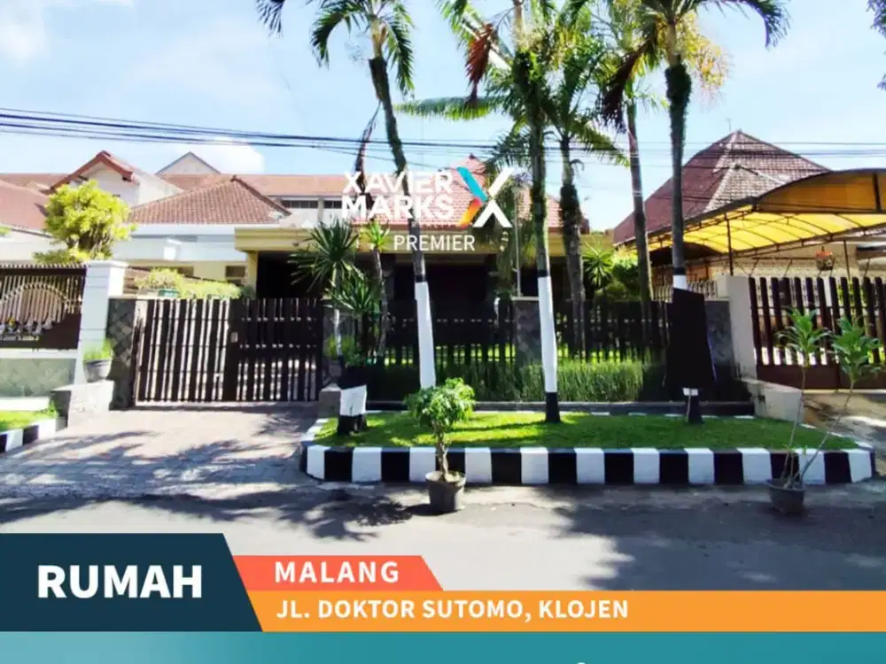 Dijual Rumah Vintage Modern Tengah Kota di Jl Dr Sutomo Malang