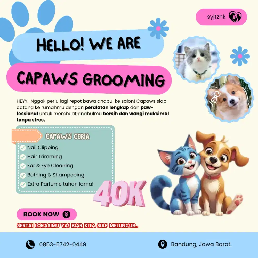 Jasa Grooming Door to Door