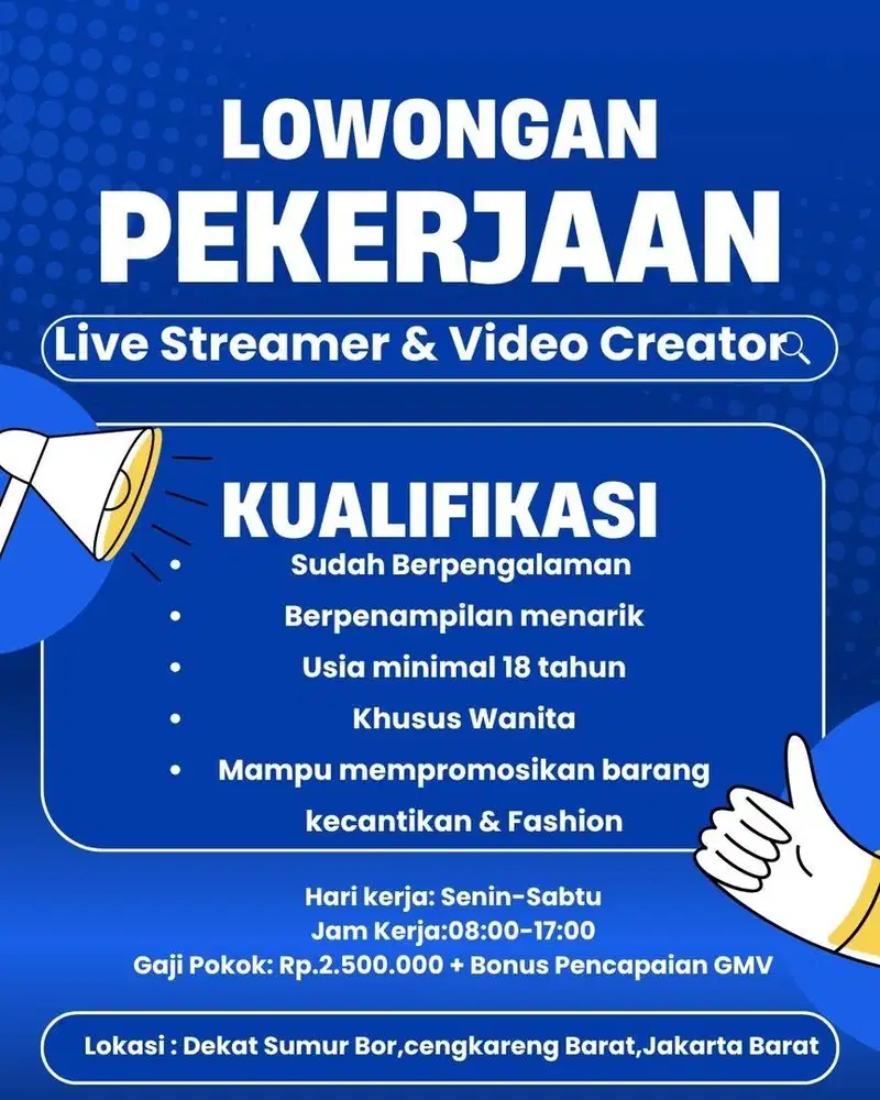 Loker live streamer & video creator