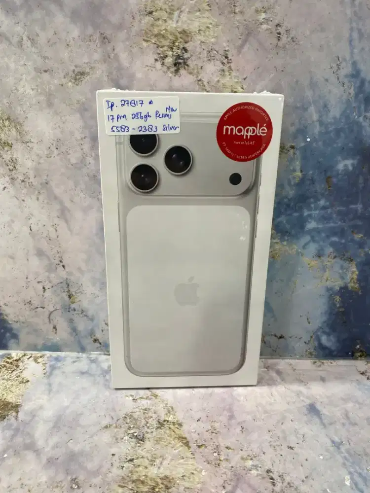iPhone 17 Promax 256Gb Silver New Resmi IBox