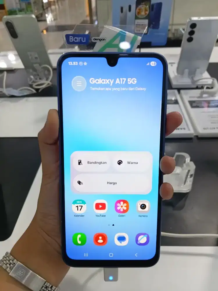 Gaalxy A17 5G8/256GB +FREE ADAPTOR+GARANSI 1 TAHUN