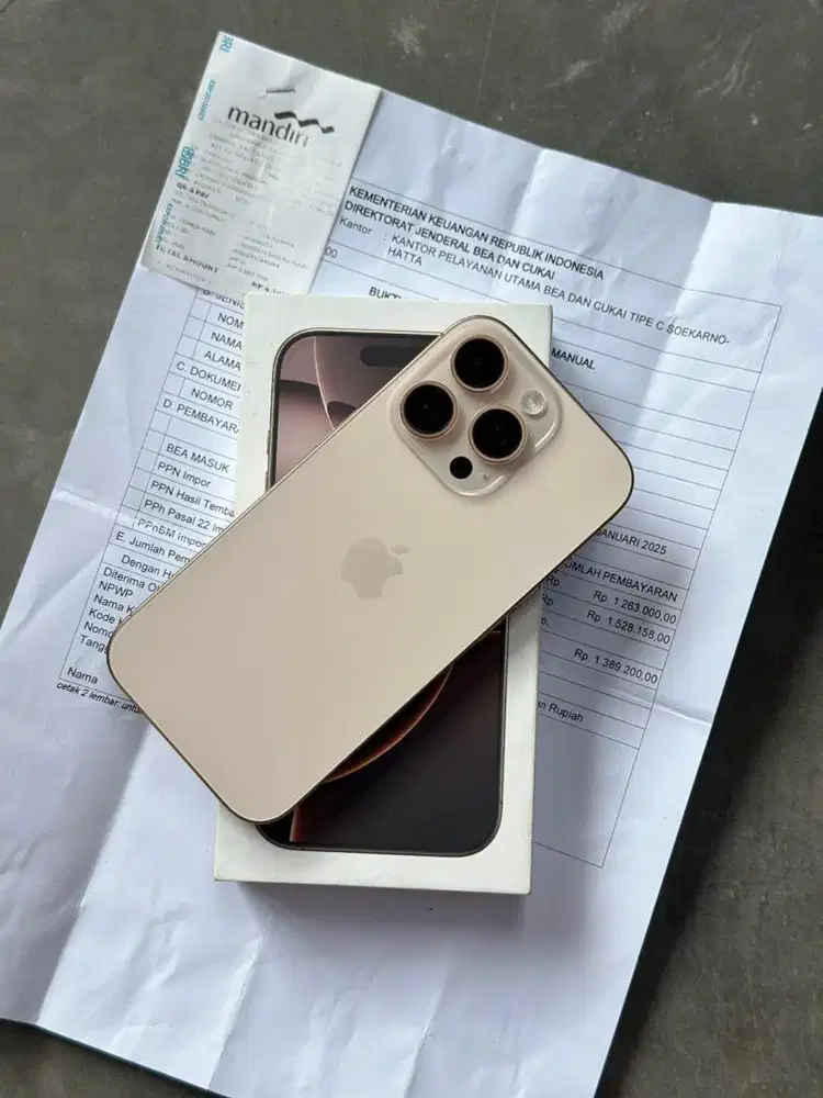 IPHONE 16 PRO 256 DESERT TITANIUM