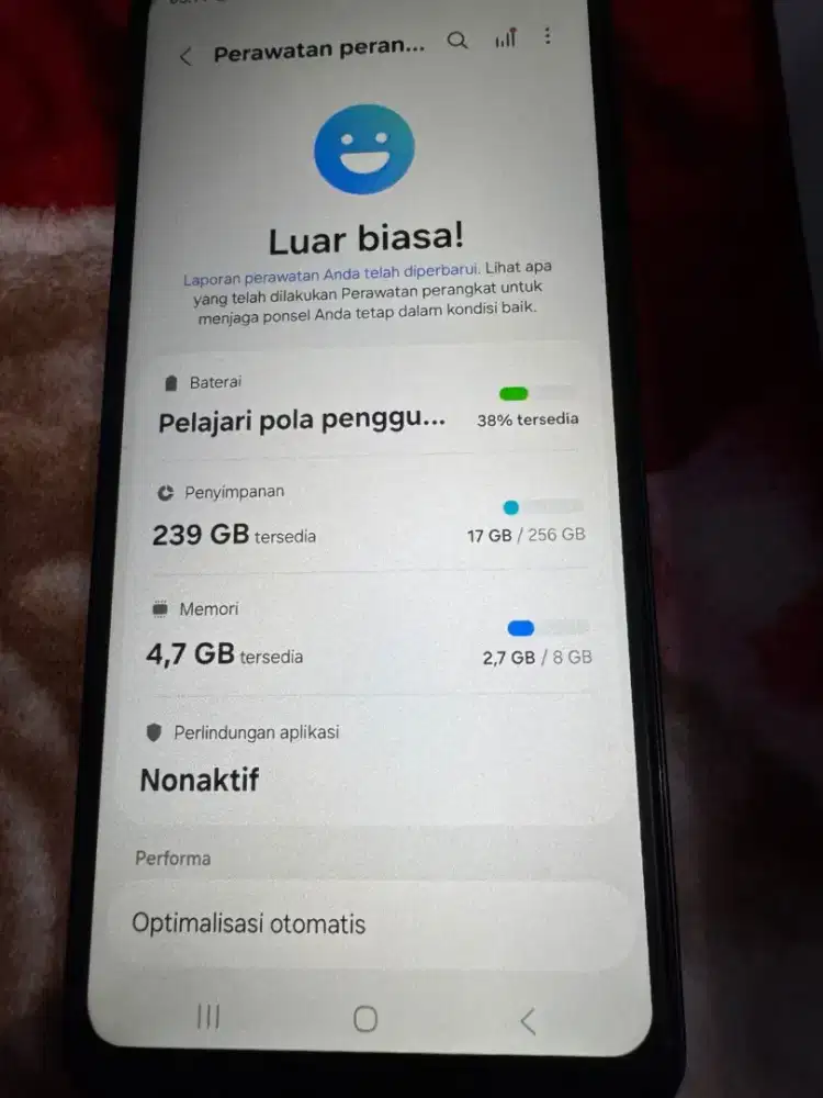 SAMSUNG A07 RAM 8/256 MULUS LIKE NEW