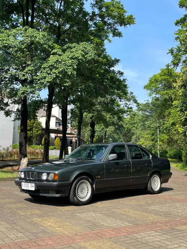 Bmw E34 M20 520i 1990 Green Hijau 1991 1989 BMW Bekas Jual Cepat Bu