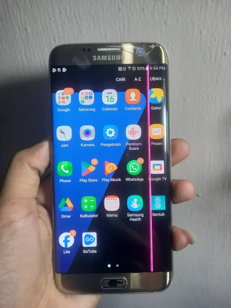 Lcd samsung s7 edge original copotan