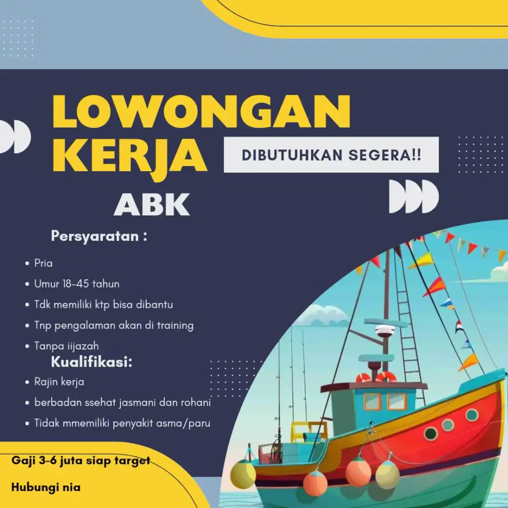 Cari yang mau kerja kpl