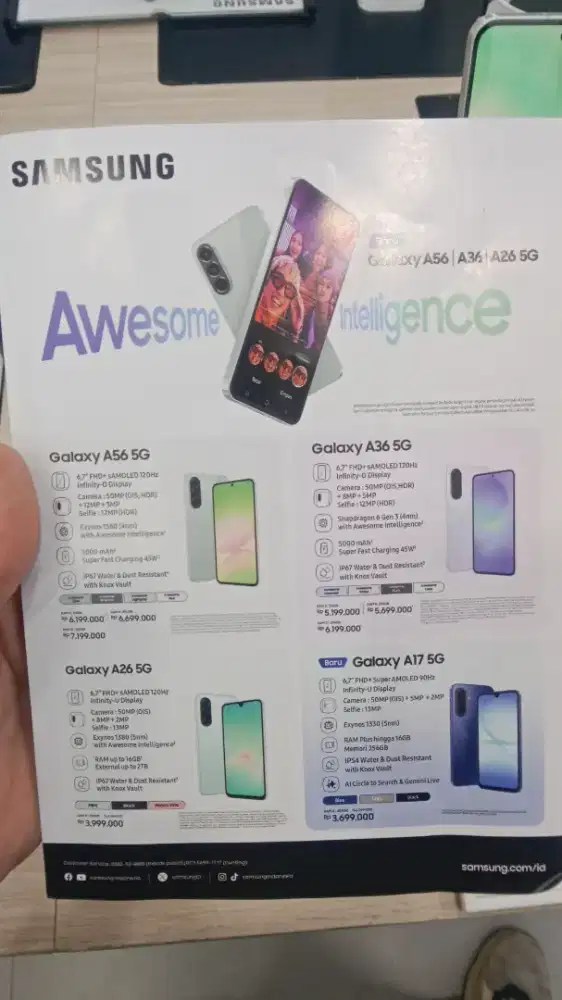 KREDIT HP BARU SAMSUNG, PROMO GRATIS 2X ANGSURAN DAN BUNGA 0 %