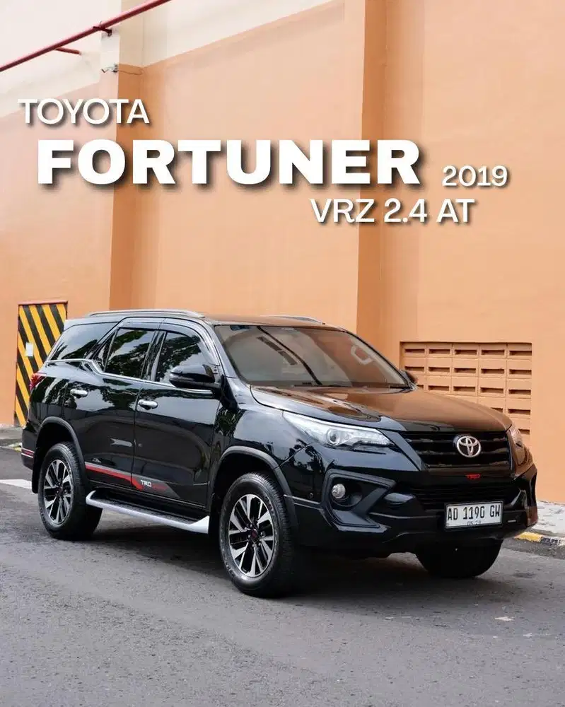 (DP 15jt) FORTUNER VRZ TRD 2.4 DIESEL AT 2019