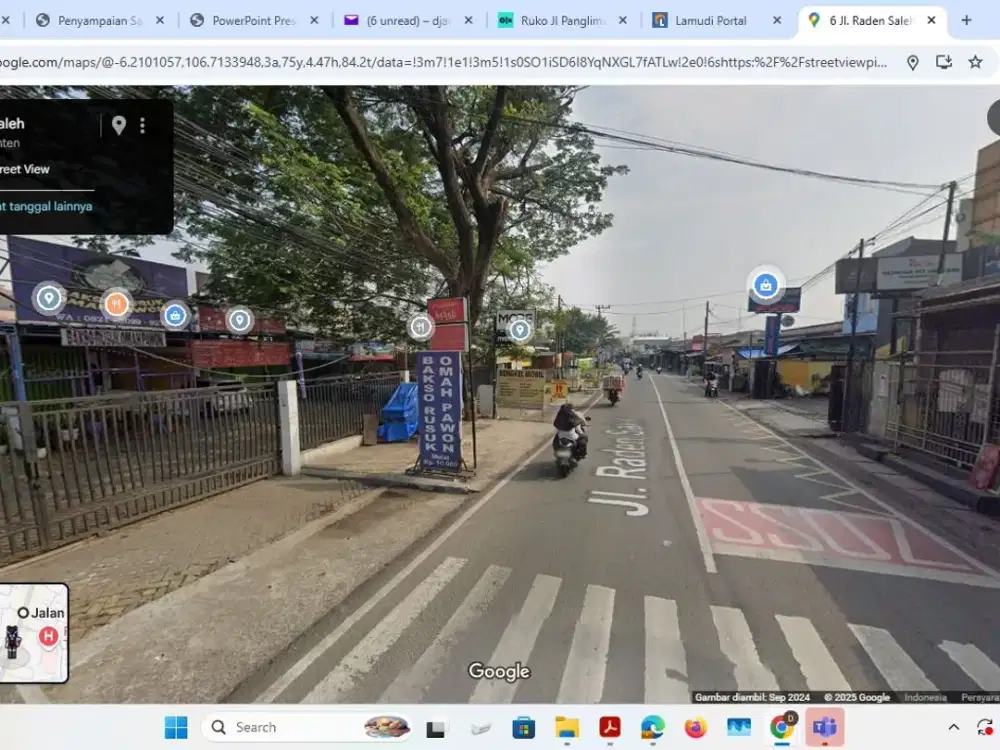 TURUN HARGA 3X!!! Ruko strategis Jl. raya Raden Saleh, ramai, padat penduduk