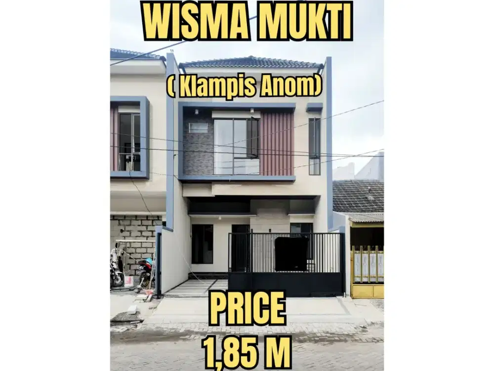 ‼️BARU GRESS‼️ WISMA MUKTI KLAMPIS ANOM DEKAT MANYAR KERTAJAYA DHARMA HUSADA MERR