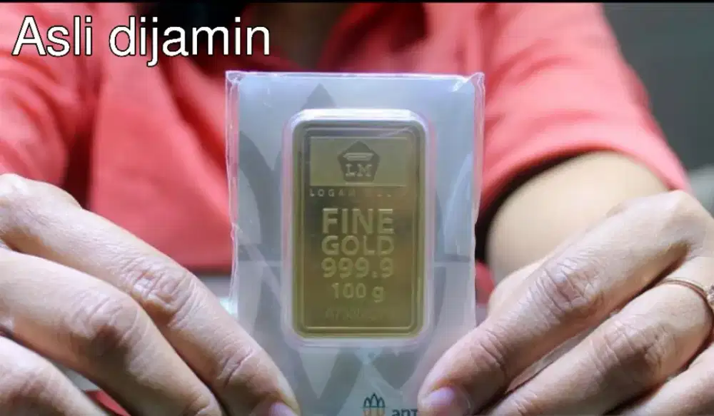 ‎Emas 100Gr Antam Nego Certicard Certieye Lengkap Surat Surat