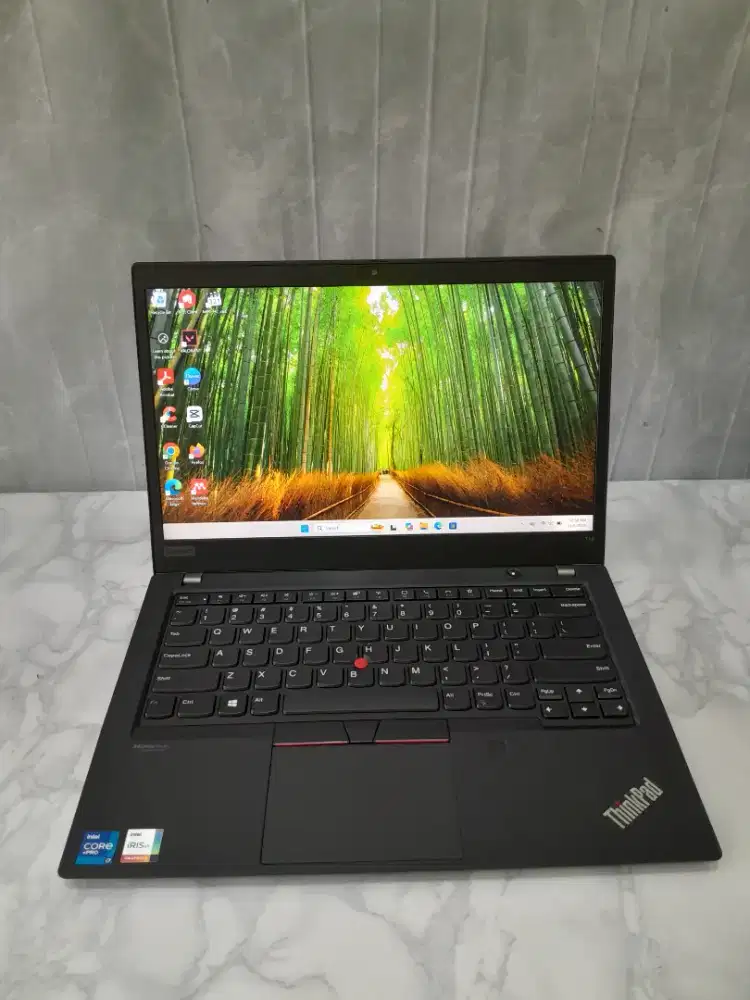 Lenovo T14, core i7 gen11, ram 16gb ,ssd 512gb,layar 14 ips fhd, irisx