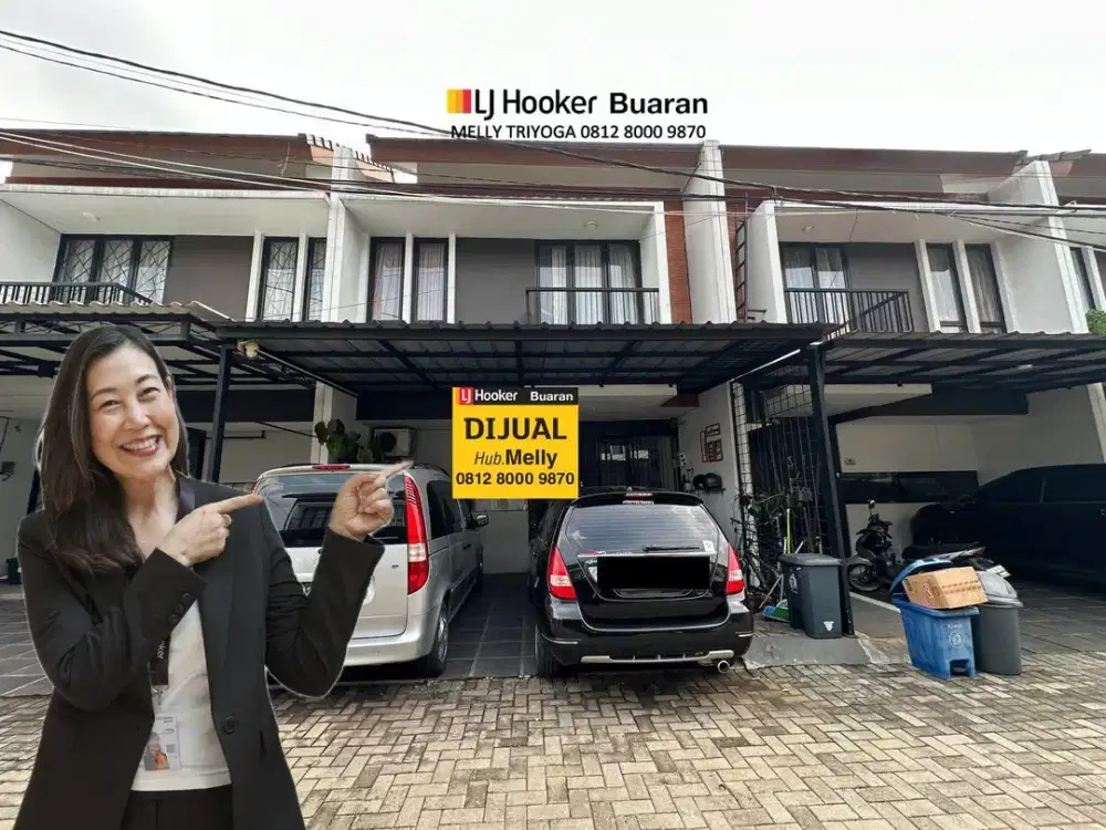 Rumah Asri Modern Cluster Ellana Residence Cikunir Bekasi Selatan