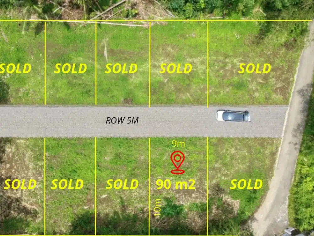 Tanah 1 jutaan Mlati Sleman Dekat Jalan Jogja Magelang