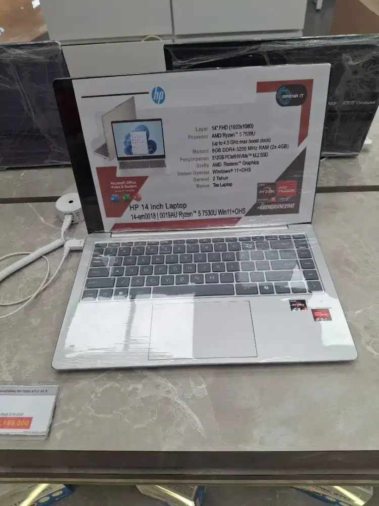 Promo kredit laptop HP 14EM 0018 Ryzen 5 7530U Gratis 2kali cicilan